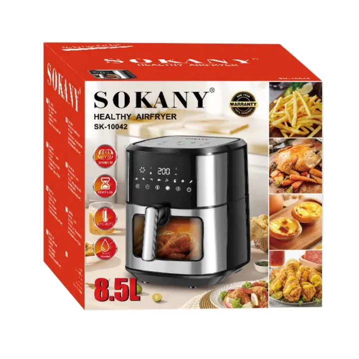 Sokany%20SK-10042%20Digital%20Air%20Fryer%20%7C%208.5L%20Large%20Capacity%20%7C%201800W%20Power%20%7C%20Smart%20Touchscreen%20%7C%20Viewing%20Window%20%7C%20Oil-Free%20Healthy%20Air%20Fryer%20-%20Image%204