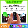 Smallest LEXXSON Wireless CarPlay Adapter MINI Ultra Android Auto Box USB Dongle Plug and Play for OEM Car Seamless Connection.