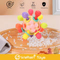 Baby Teeth Gel Manhattan Handheld Ball Toy for Infants And Toddlers Chewing Plush Toy with Soft Silicone Design. 