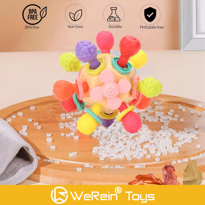 Baby%20Teeth%20Gel%20Manhattan%20Handheld%20Ball%20Toy%20for%20Infants%20And%20Toddlers%20Chewing%20Plush%20Toy%20with%20Soft%20Silicone%20Design%20-%20Image%203