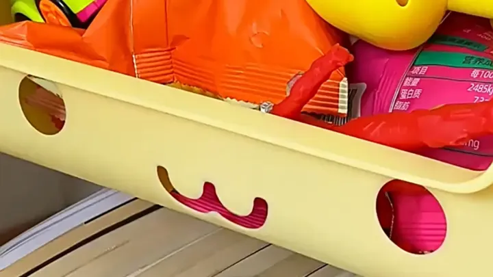 Fun, Practical & Cute – 4-Layer Cartoon Storage Rack with Rolling ...