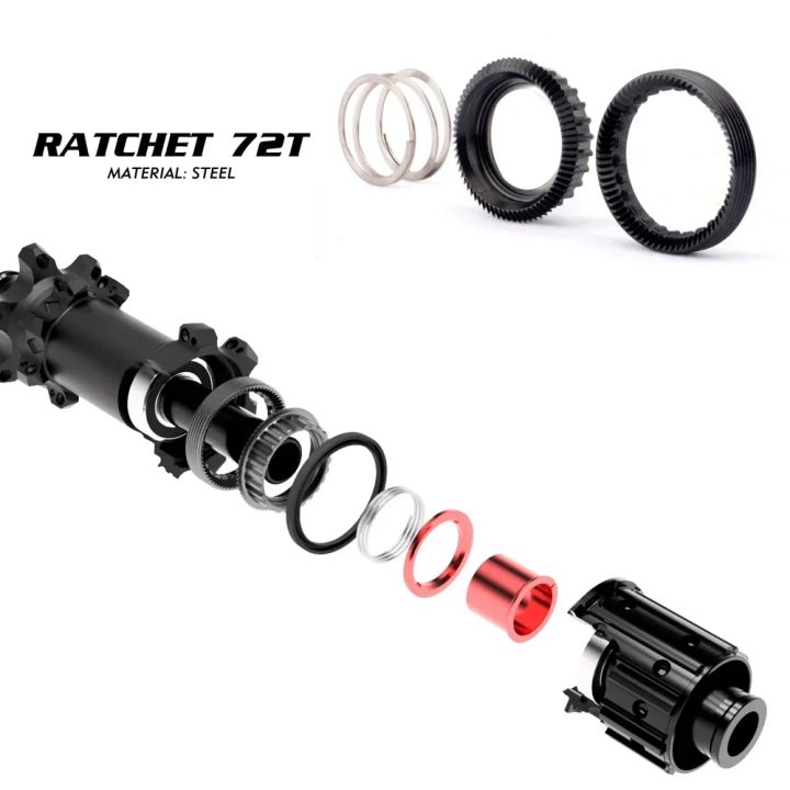 GOLDIX%20Ratchet%20Hub%20370/350/310/180/160%20Series%2026T-72T%20Upgrade%20Kit%20-%20Compatible%20with%20DT%20Swiss%20Style%20Hubs%20Bicycle%20Hubs%20Wheel%20Parts%20-%20Image%202