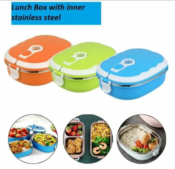Stainless Steel Insulated Square Lunch Box for Children, Kids and Adult ...