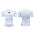 Compression T Shirt Men Summer Sportswear Running T-shirt Elastic Quick Dry Sport Tops Tee Athletic Gym Workout Shirts Men.