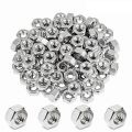 50 Pieces 1/4"-20 Stainless Hex Nut, Stainless Steel (304) 18-8 Nuts.