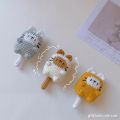 Cat Keychain ,bag charm made by crochet. 
