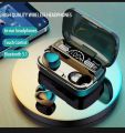 M10 TWS earbuds Wireless Bluetooth earbuds with 500mAh charging Box Stereo Sports waterproof. 