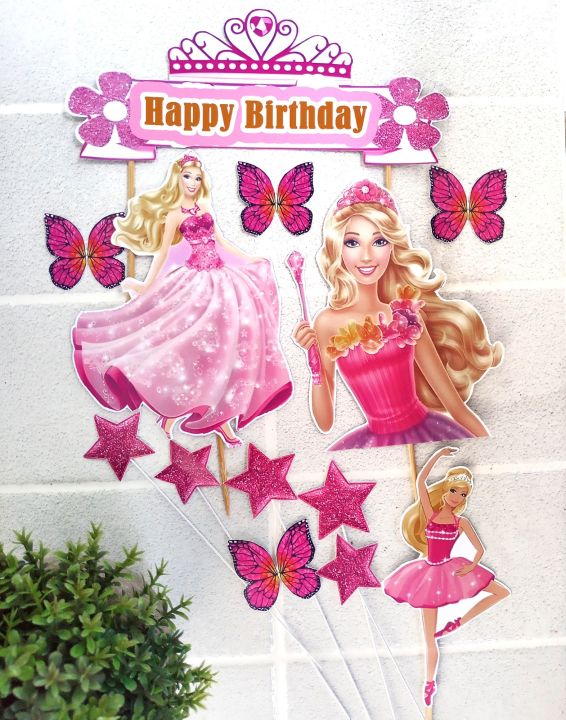 Barbie%20Girl%20Picture%20Cake%20Topper%20for%20Decorating%20cake%20-%20Image%204