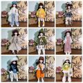 Cute Fashion 30cm Doll Clothes Sweater Coat Pretty Doll Dress Fall and Winter Style Casual 1/6 BJD Doll Outfit Set Girl Toy .