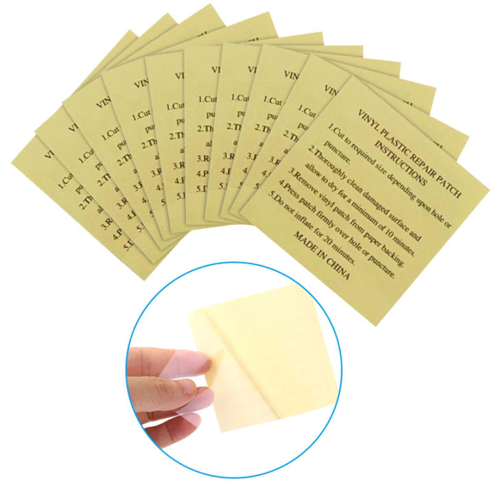 10pcs%20Swimming%20Pool%20PVC%20Repair%20Patch%20Waterproof%20Swimming%20Ring%20Repair%20Kit%20Inflatable%20Boat%20Repair%20Patch%20Swimming%20Pool%20Accessory%20-%20Image%203