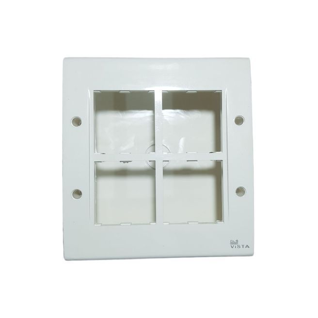 8 Way Modular Switch Plate And Surface Box Gang Box Square 8 Module Modular Switch Box Vista 8 Gang