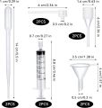 10 pieces of perfume supplement kit, plastic perfume dispenser transfer tool, liquid perfume sample essential oil supplement kit. 