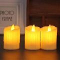 Plastic Candle Light 2 Pair - 2 Candle Light - Candle Light Light Lamp - Candle LED Light. 