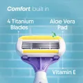 FURR By Pee Safe Body Shaving Razor for Women – Smooth & Gentle Body Hair Removal Razor. 
