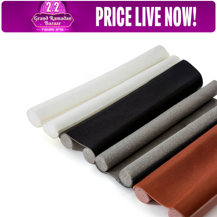 93CM Long 1.5 inches Washable and Reusable Sponge Door Draft Bottom Sealing Strip - Insects and Dust Stopper