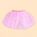 Girls Sparkle Stars Sequins Tutus Skirts Princess Ballet Dance Layered Tulle Tutu Skirts Kids Ballet Dress Up Clothes.