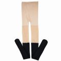 Fake Over-the-Knee Velvet Tights for Women - Sheer Top and Opaque Bottom Pantyhose Female Slimming Stockings Long Socks Girls.