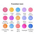 4G Kids Smart Watch SOS Call LBS Tracker Location Camera Video Chat Sim Card Multifunctional Waterproof Children Smartwatch.