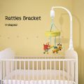 Baby Crib Hanging Rattle Toys Holder Arm Bracket Infant Mobile Bed Bell DIY Rotating Hanging Clip Holder Stroller Accessories. 