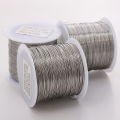 1Roll 304 Stainless Steel Wire Handmade Beading Wire, Size 0.2-0.6mm, For DIY Craft And Jewelry Making Supplies. 
