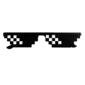 Pixelated Mosaic Glasses New Mosaic Glasses Double Cool Funny party glasses Pixel party glasses Party Photo Prop Glasses. 