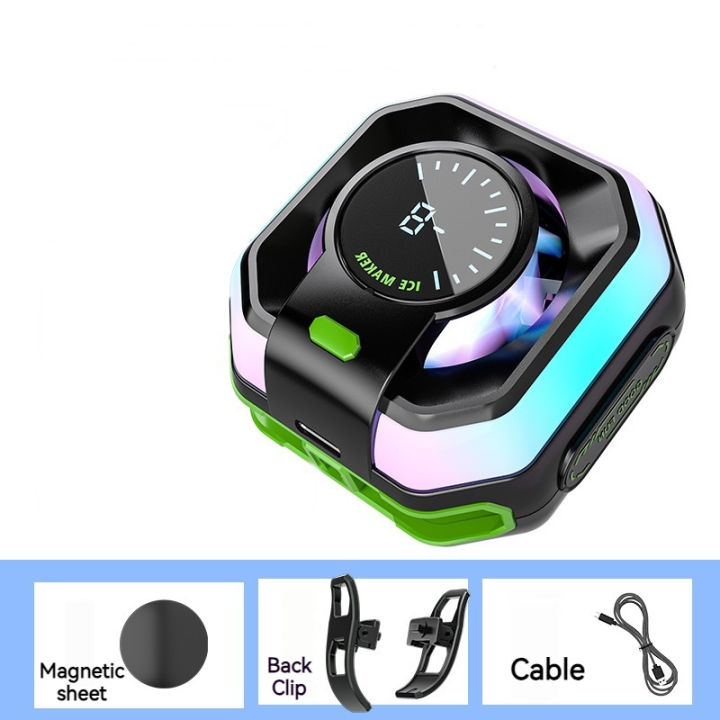 JS86%20Portable%20Magnetic%20Semiconductor%20Phone%20Cooler%20with%20Digital%20Display%20RGB%20Lights%203%20Mode%20Powerful%20Cooling%20Fan%20for%20Gaming%20Live%20-%20Image%207