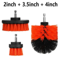 3 pcs/set Drill Brush Set Power Sc Cleaning Brush Tool Kit for Grouting Floors Bathtubs Tiles Showers Bathrooms Kitchen Su. 