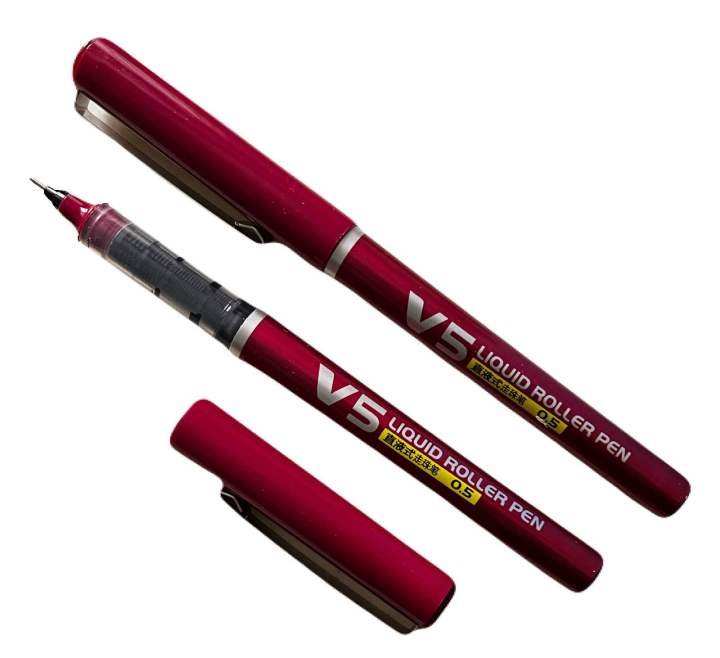V5 Liquid Roller Pen (2pcs) 0.5 Needle Stainless Steel Tip