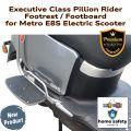 Premium Quality Pillion Rider Footrest / Lady Footboard / Rear Passenger Footpeg for Metro Yadea E8S Pro / E8S 200 Electric Scooter E-Motorbike. 