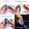 Safety Keychain Full Set, Self Defense Security Keychain Set With Personal Alarm Protective Keychain Accessories For Women Girls. 