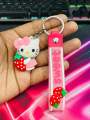 Hello Kitty Keyring or Pendant। Creating Rubber.High Quality Ring. 