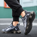 Men's Fashionable Basketball Shoes with Air Cushioning, Comfortable and Non-Slip, Breathable and Shock-Absorbing, Suitable for Men's Outdoor Activities. 