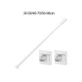 Telescopic Curtain Rod White Easy Install for Closet Curtain Pole Shower Curtain Rod Tension Rod for Home Doorway Cupboard.