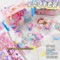 Luxury Goo Card Set Diy Goo Card Sticker Full Set Cute Goo Card Sticker Girl Children's Hand Account Set. 