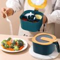4 in 1 Condiment Jars Seasoning Box Set Spice Storage Spice Containers with Serving Spoons Spices Storage Box Kitchen Salt Pepper Ceramic Spice Jar Set Seasoning Dispensers with Spoon 350ml.