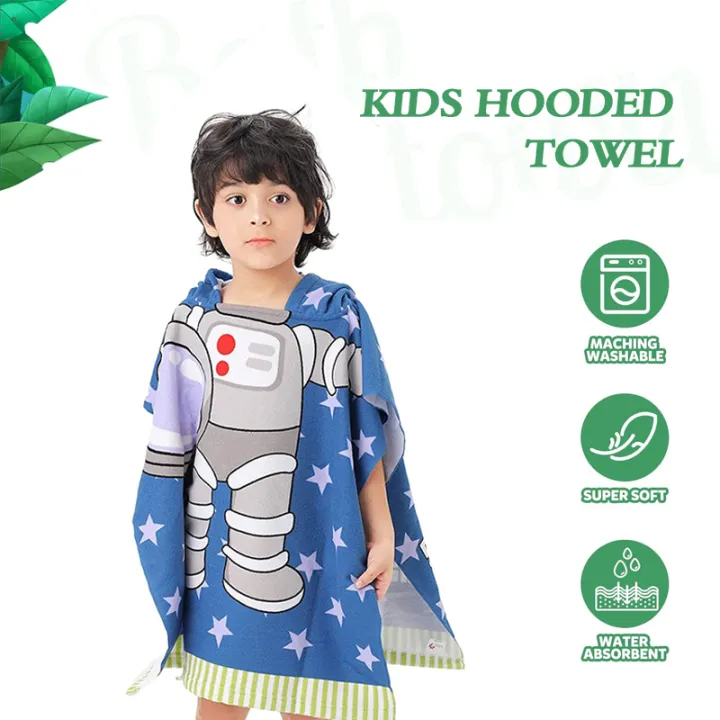 1%20Children's%20Beach%20Towel,%20Cartoon%20Beach%20Cape%20with%20Hat,%20Soft%20and%20Absorbent,%20Suitable%20for%20Family,%20Shower,%20Swimming%20and%20Beach%20-%20Image%205