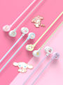 Sanrio Kuromi In-ear Wired Earphones Cinnamoroll Music Headset Pochacco Kawaii Games Sports Headphones My Melody Girls Gifts. 