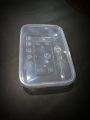 10 Pieces 500ML Plastic Disposable Container Boxes | Food Storage | Food Packing | Transparent Platic Containers with Lid.. 