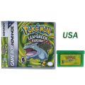 2025 New Pok é mon Series Jade Red Leafgreen Ruby Sapphire 5th Edition GBA Game Box, 32-bit Video Game Cartridge, No Manual.