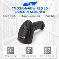 Portable U2 wired 2D U2W 2D Wireless Barcode Scanner Reader U2B Handheld Bluetooth QR Code Scanner 1D Barcode Reader for PDF417. 