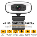 Webcam 4K 1080P Mini Camera 2K Full HD Webcam With Microphone 15-30fps USB Web Cam For Youtube PC Laptop Video Shooting Camera. 