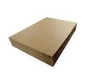 Thick Corrugated Brown and Shiny White Cardboard Hard Sheets 24X17 Inches Pack of 5, 8, 10, 20, 30. 