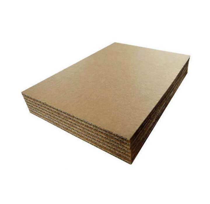 Thick Corrugated Brown and Shiny White Cardboard Hard Sheets 24X17 Inches Pack of 5, 8, 10, 20, 30