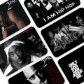 2PAC Tupac 3D Printed Anime Matte Front Skin Film Sticker Cover For Small Chip Credit Card Debit Card. 