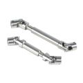 Stainless Steel Drive Shaft Universal Joint Driveshaft for 1/18 RC Rock Crawler Axial UTB18 Capra Unlimited Trail Buggy Upgrade.