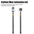 290CM Carbon Fiber Invisible Extended Edition Selfie Stick for Insta360 X3 GO 3 Action 4 Accessories for GoPro Selfie Stick. 