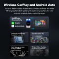 Freedconn Wireless CarPlay Android Auto 6.25 inch Carplay Motorcycle DVR Navigation GPS Digital Dashboard Display Screen. 