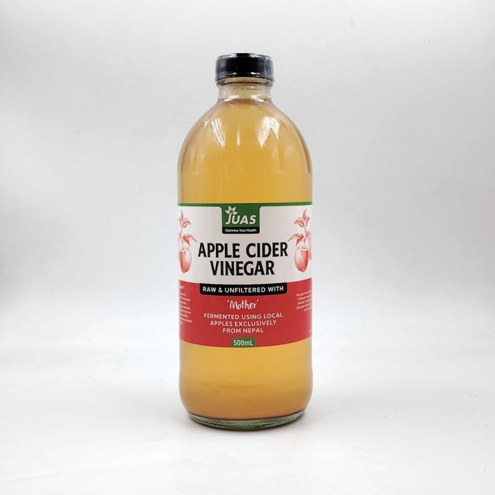 JUAS Raw Apple Cider Vinegar with Mother 500 mL