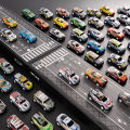 48pcs Alloy Cars, Racing Car Models, Children's Toy Cars, Tin Cars, Racing Car Models, Classic Car Models, Christmas . 