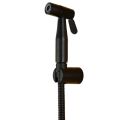 mat Black Sprayer Gun Hand Protable Toilet Bidet Holder Handheld Faucet Home Bathroom Shower Head Self Cleaning black color Muslim shower head only. 